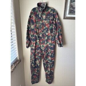 Vintage Camo Incredible Pattern Swiss Army Alpenflage Military Coveralls 1990